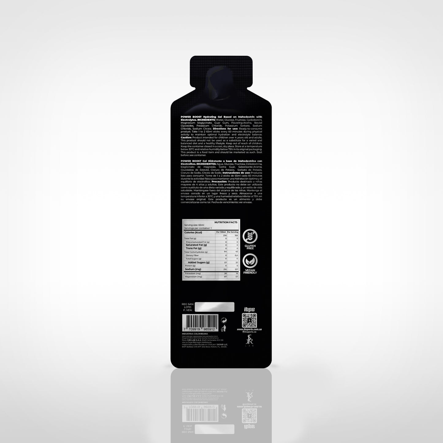 POWER BOOST GEL ELECTROLITOS X 65ml