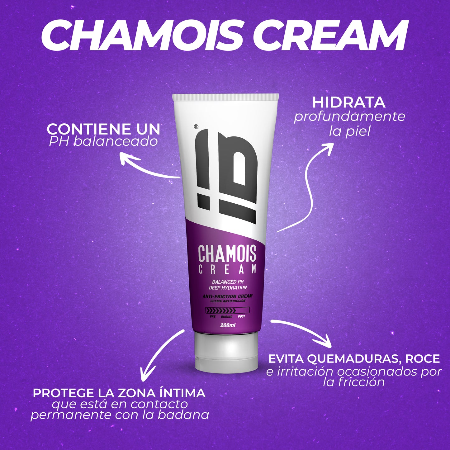 CHAMOIS CREAM FEM: Protege tu Piel y Rinde sin Límites